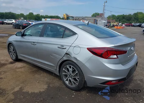 2020 Hyundai Elantra Limited from USA, damaged, VIN 5NPD84LF8LH629837